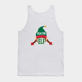 Realtor Elf Girl Tank Top